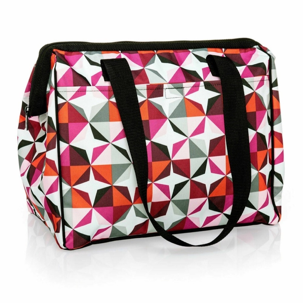 Thirty One Get Creative Bag Carry All Geometric Tote Bag Origami Pop